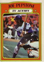 1972 Topps Baseball Cards      304     Joe Pepitone IA